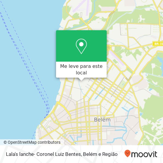 Lala's lanche- Coronel Luiz Bentes mapa