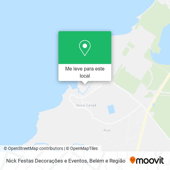 Nick Festas Decorações e Eventos mapa