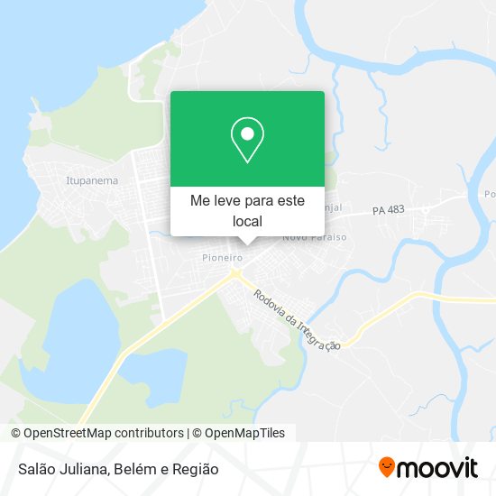 Salão Juliana mapa