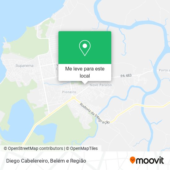 Diego Cabelereiro mapa