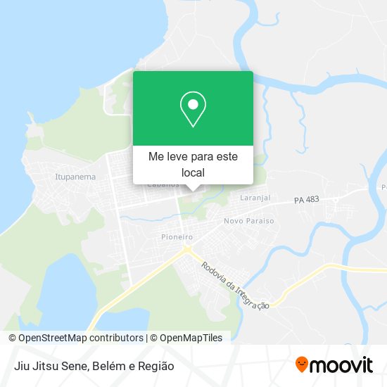 Jiu Jitsu Sene mapa