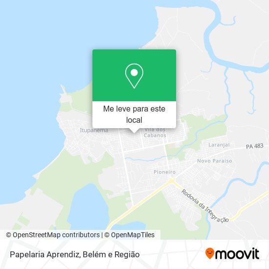 Papelaria Aprendiz mapa