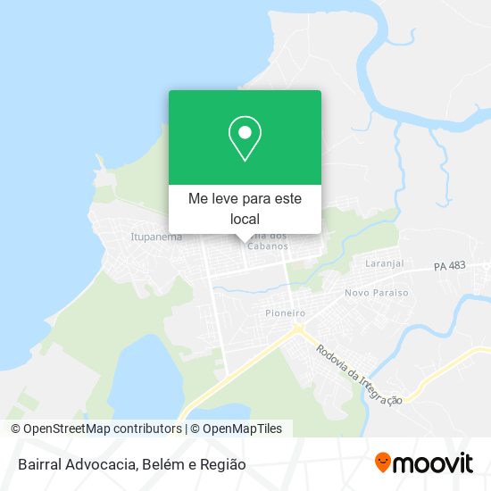 Bairral Advocacia mapa