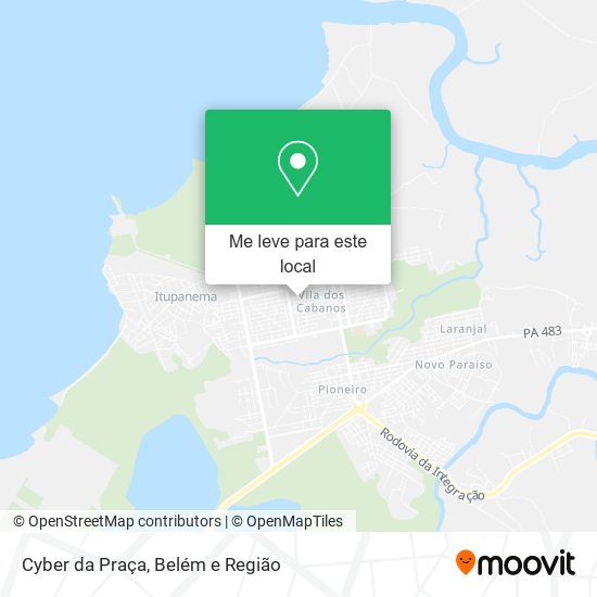 Cyber da Praça mapa