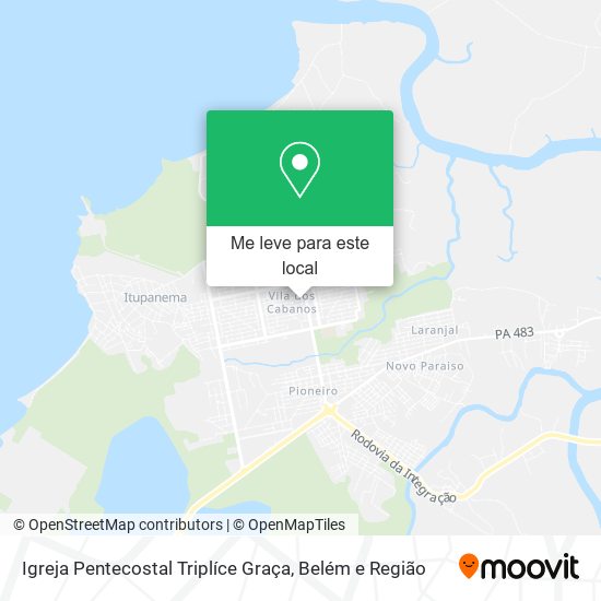 Igreja Pentecostal Triplíce Graça mapa