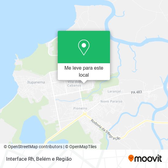 Interface Rh mapa