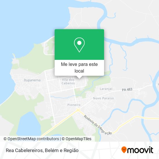 Rea Cabelereiros mapa