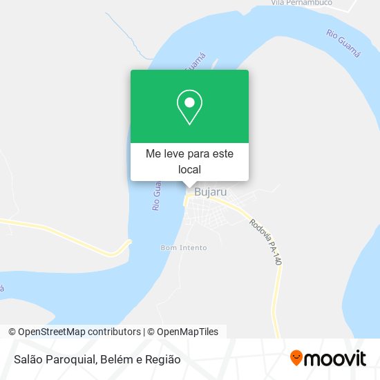 Salão Paroquial mapa
