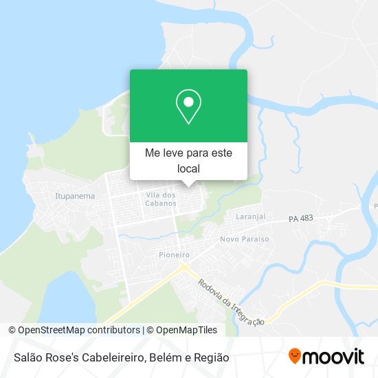 Salão Rose's Cabeleireiro mapa