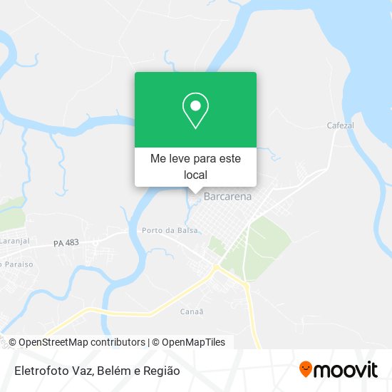 Eletrofoto Vaz mapa
