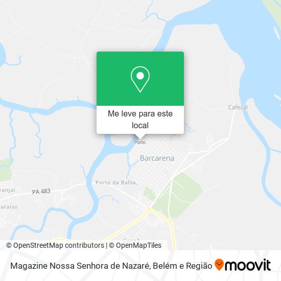 Magazine Nossa Senhora de Nazaré mapa