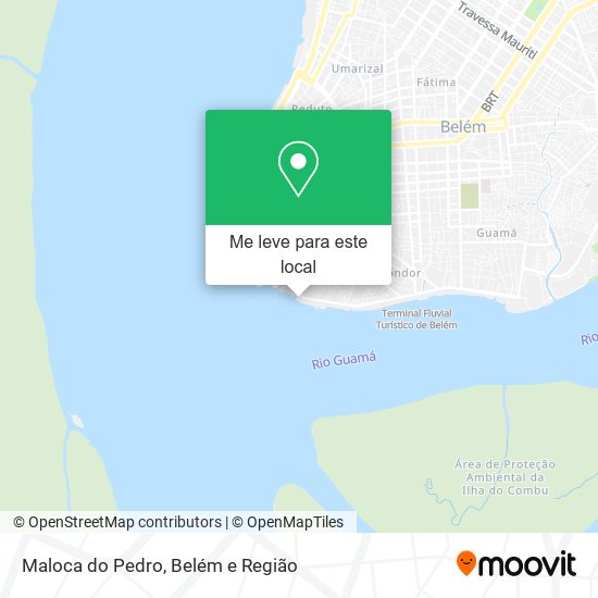 Maloca do Pedro mapa