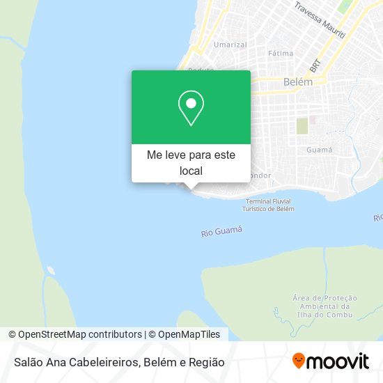 Salão Ana Cabeleireiros mapa