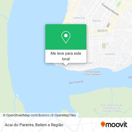 Acai do Parente mapa