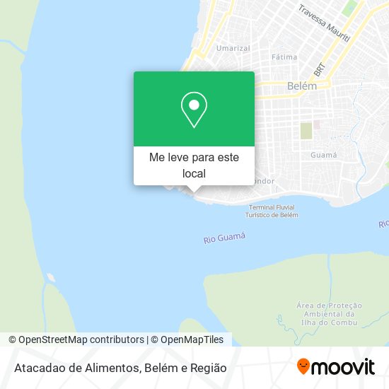 Atacadao de Alimentos mapa