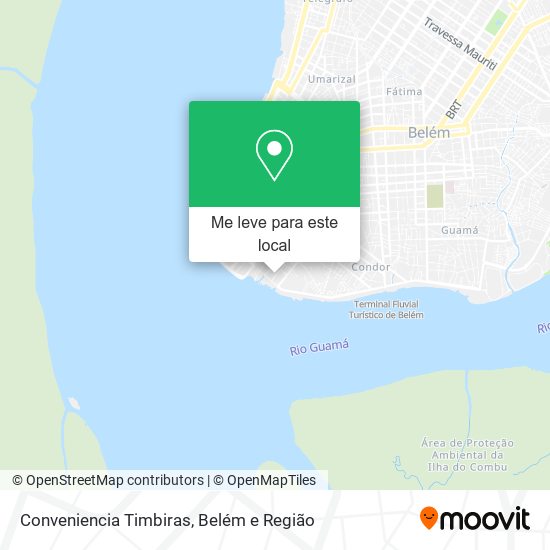 Conveniencia Timbiras mapa