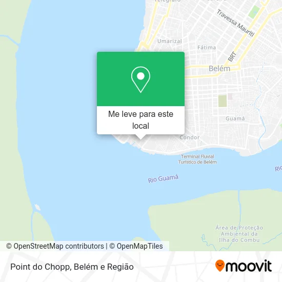 Point do Chopp mapa
