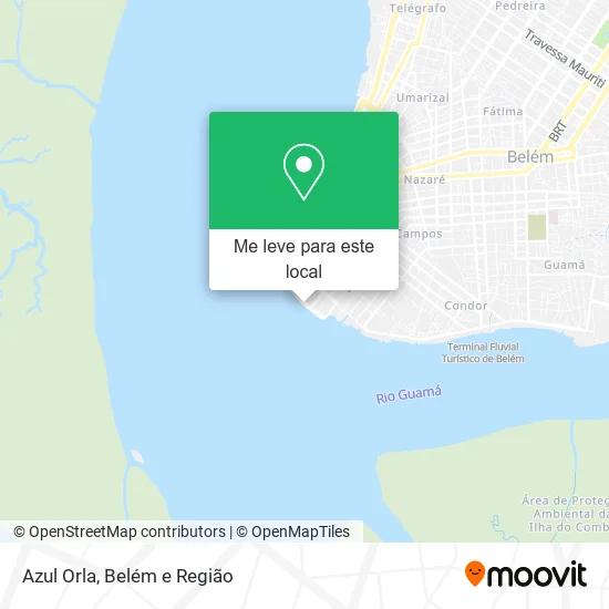 Azul Orla mapa