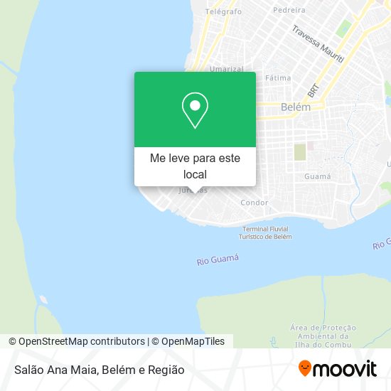 Salão Ana Maia mapa