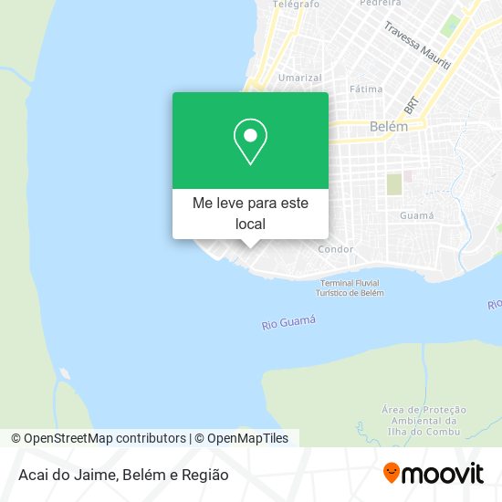 Acai do Jaime mapa