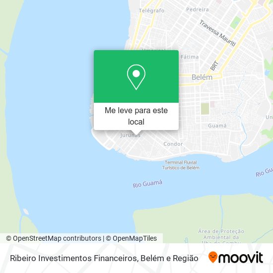 Ribeiro Investimentos Financeiros mapa