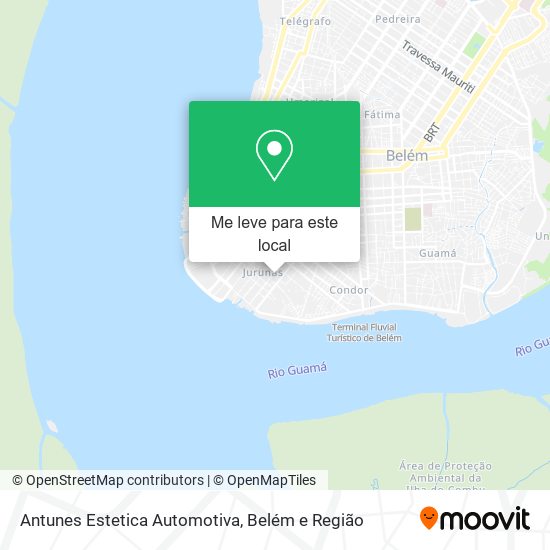 Antunes Estetica Automotiva mapa