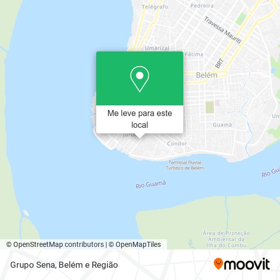 Grupo Sena mapa