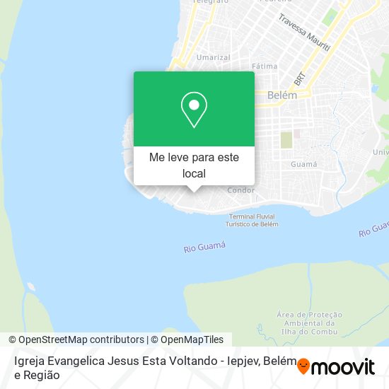 Igreja Evangelica Jesus Esta Voltando - Iepjev mapa