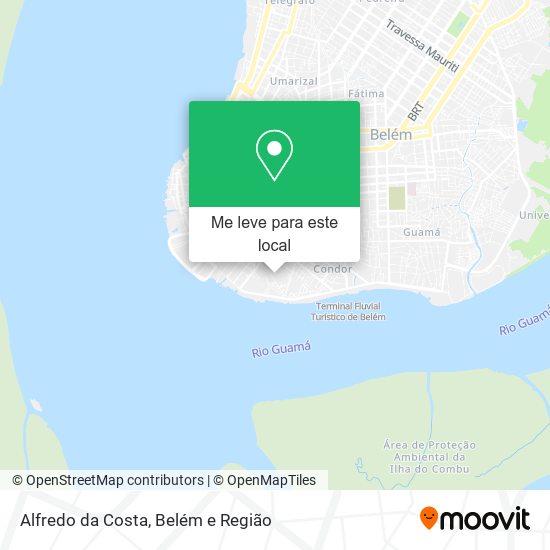 Alfredo da Costa mapa