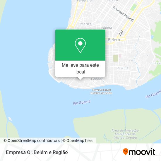 Empresa Oi mapa