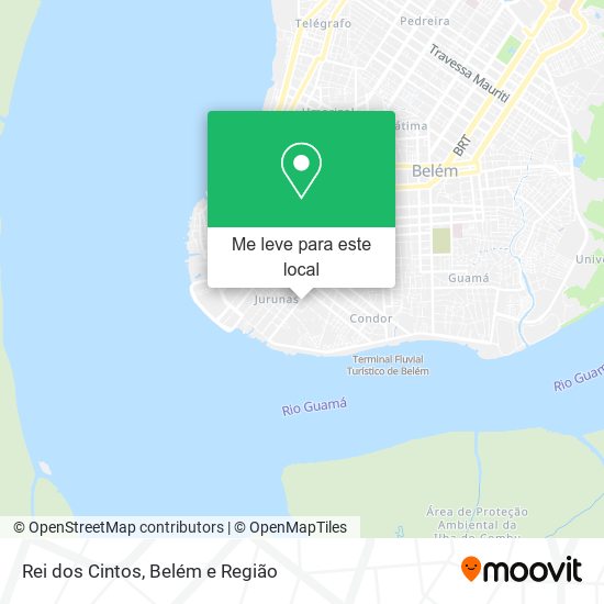 Rei dos Cintos mapa