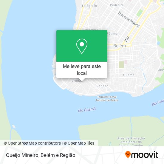 Queijo Mineiro mapa