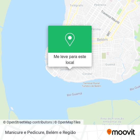 Manicure e Pedicure mapa