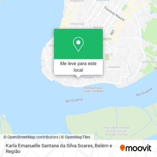 Karla Emanuelle Santana da Silva Soares mapa