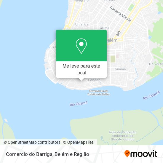 Comercio do Barriga mapa