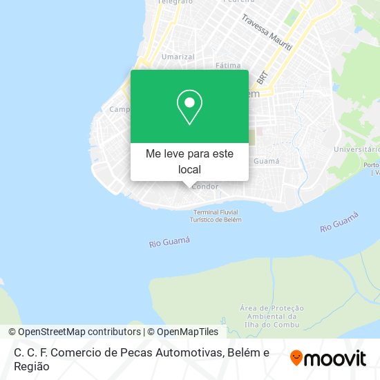 C. C. F. Comercio de Pecas Automotivas mapa