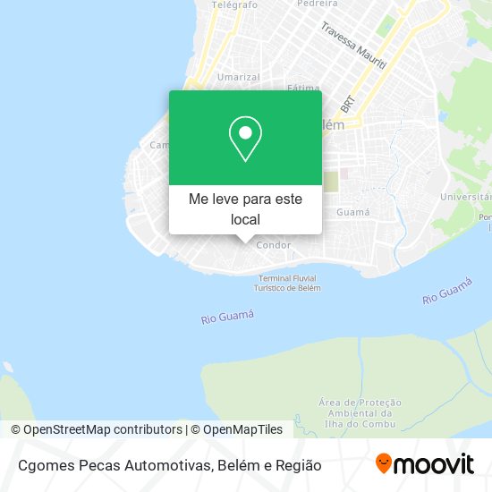 Cgomes Pecas Automotivas mapa