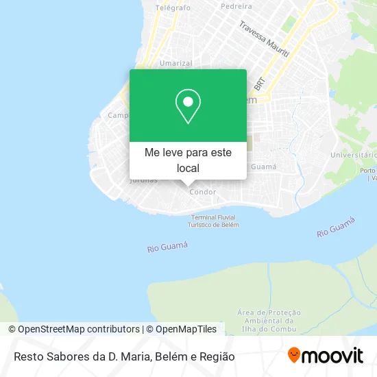 Resto Sabores da D. Maria mapa