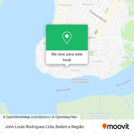 John Louis Rodrigues Ltda mapa