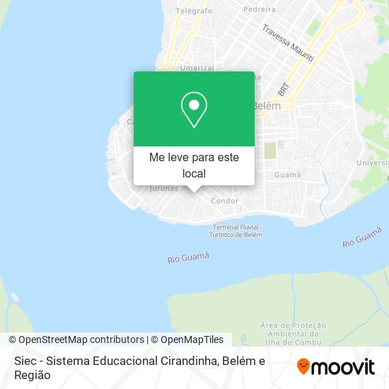 Siec - Sistema Educacional Cirandinha mapa