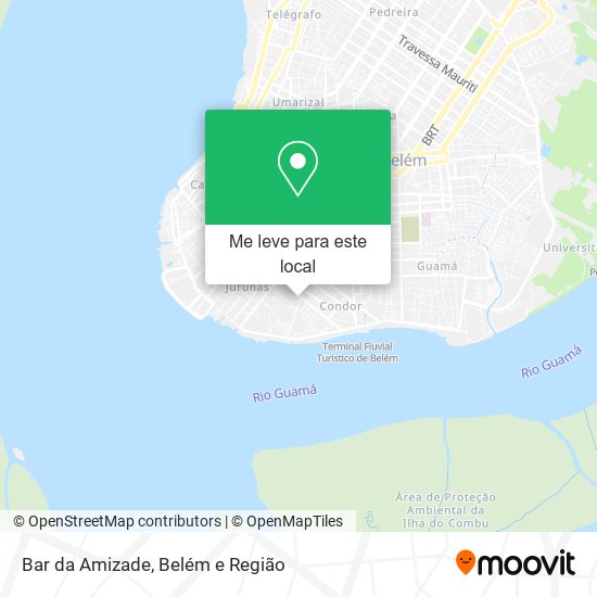 Bar da Amizade mapa