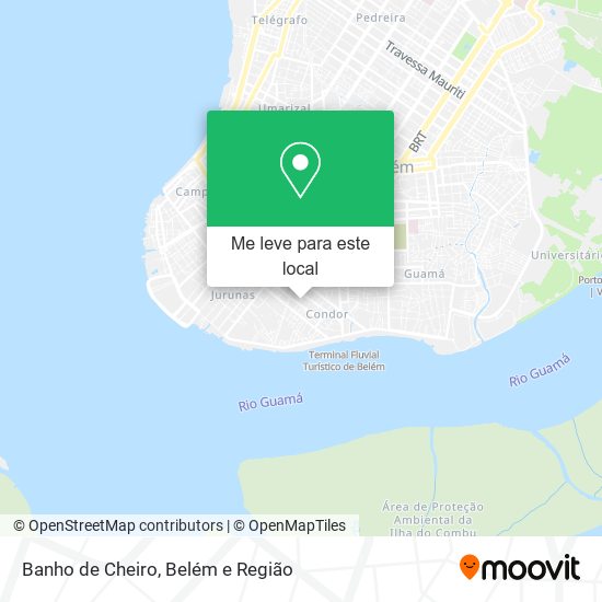 Banho de Cheiro mapa