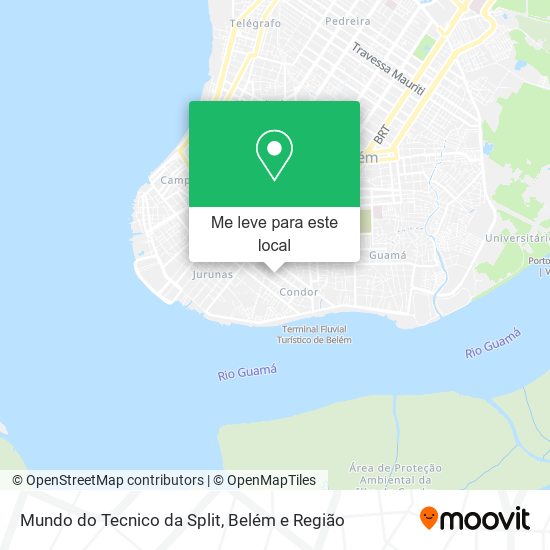 Mundo do Tecnico da Split mapa