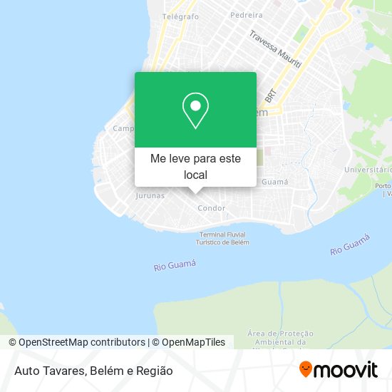 Auto Tavares mapa