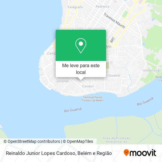 Reinaldo Junior Lopes Cardoso mapa