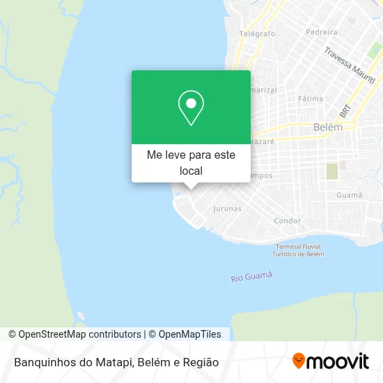 Banquinhos do Matapi mapa