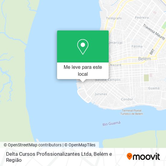 Delta Cursos Profissionalizantes Ltda mapa