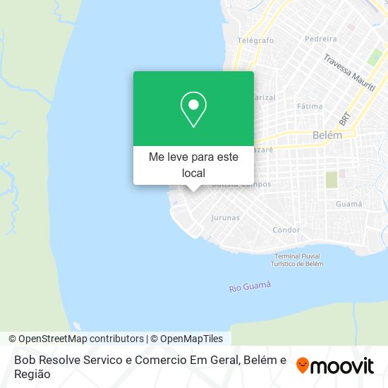 Bob Resolve Servico e Comercio Em Geral mapa