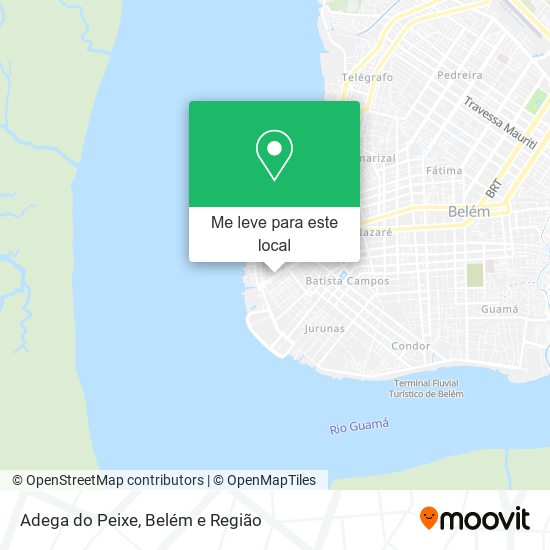 Adega do Peixe mapa