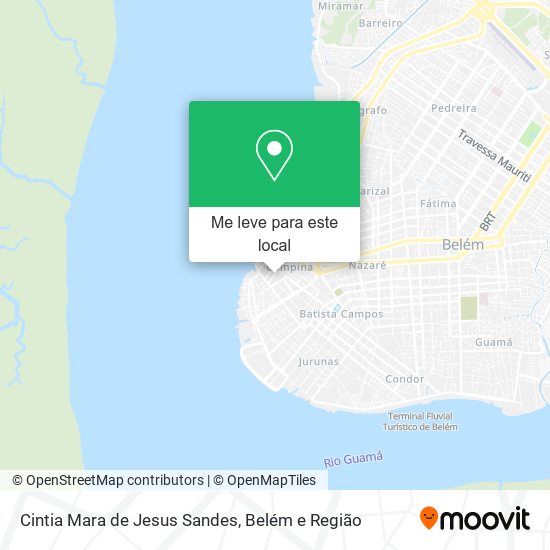 Cintia Mara de Jesus Sandes mapa